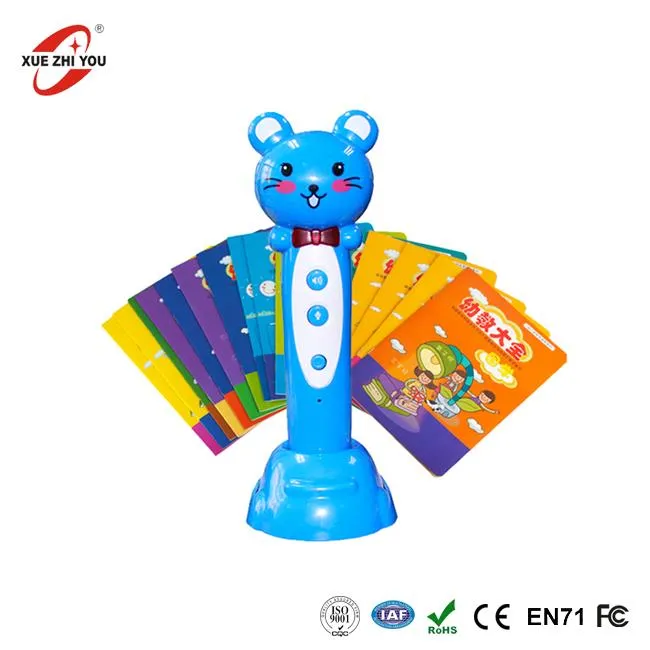 Kinderen lezen pen met geluidboek