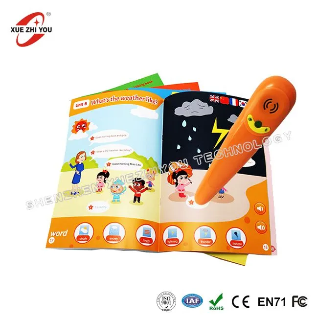 Groothandel Kinderen Audio Pen en Boek Baby ABC Story Boeken ODM Kids Story Geluidsboek Set voor Uitgever en Scholen