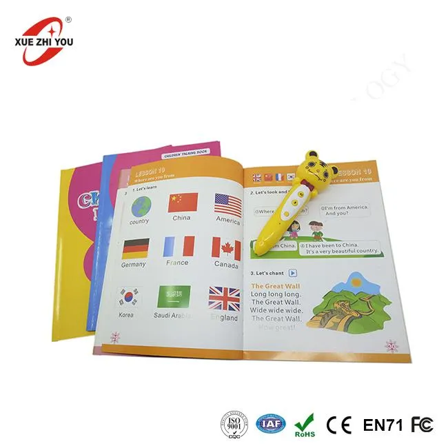 Kinderen educatief speelgoed lees geluid pen