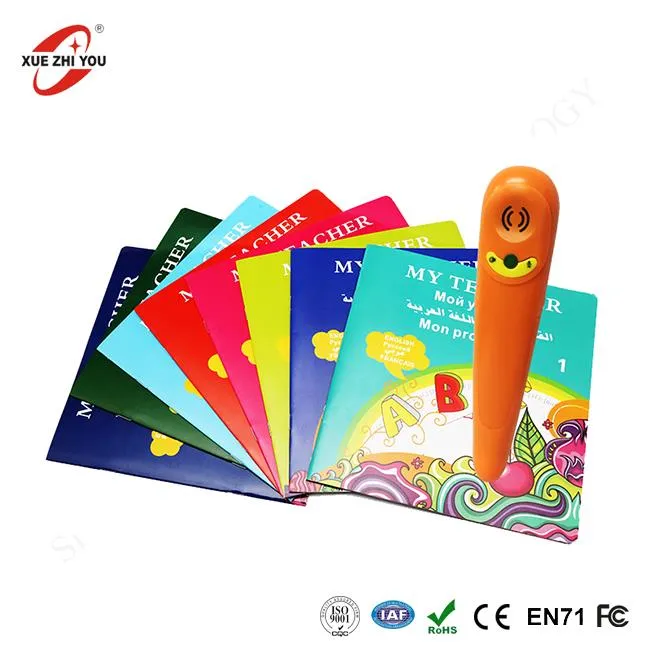 Kinderen speelgoed lezen Pen leren van audioboeken