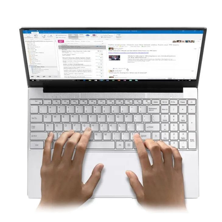 Nieuwe 15.6 op Intel Celeron J3455 8G 256G/512 IPS 1920*1080 Laptop