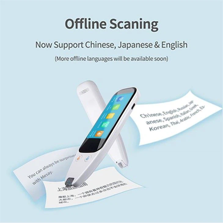 Draagbare slimme vertaalpen voor 112 taal