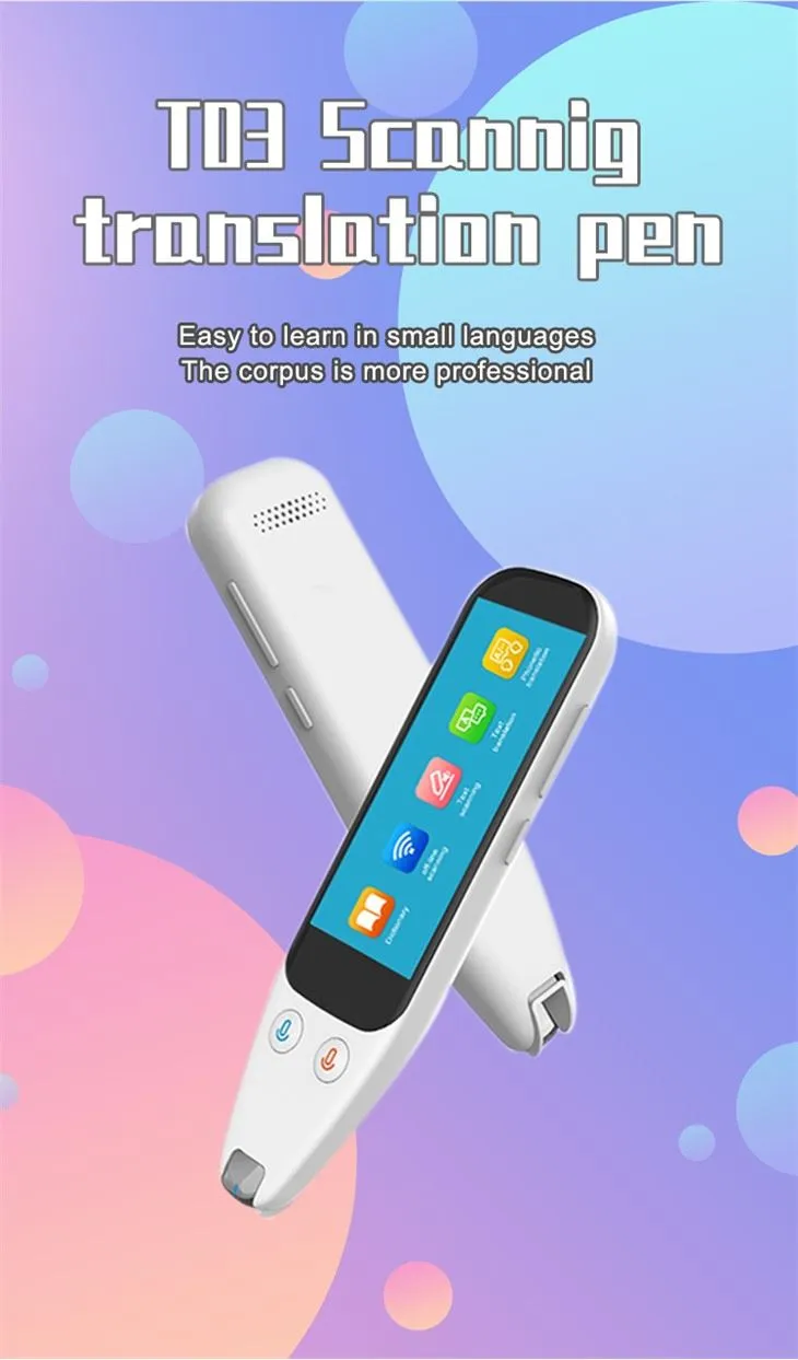 Apparaat OCR digitale leespen ondersteuning meertalige vertaling